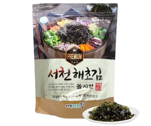 Seocheon Gewürze Doljaban Gewürze Algen Flocken 70g Packung I eine schmackhafte, gesündere Alternative zu Furikake I Knackig und nussig Geschmack (10 set) von EasyCookAsia