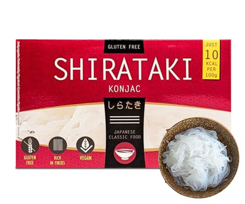 WokFoods Shirataki Konjac nudeln 200gx12set | Konjak Nudeln | Low-Carb | Glutenfrei | Vegan | Diätetisch | Gesundes Kochen | Kalorienarm | Einfache Zubereitung | itness Wellness von EasyCookAsia