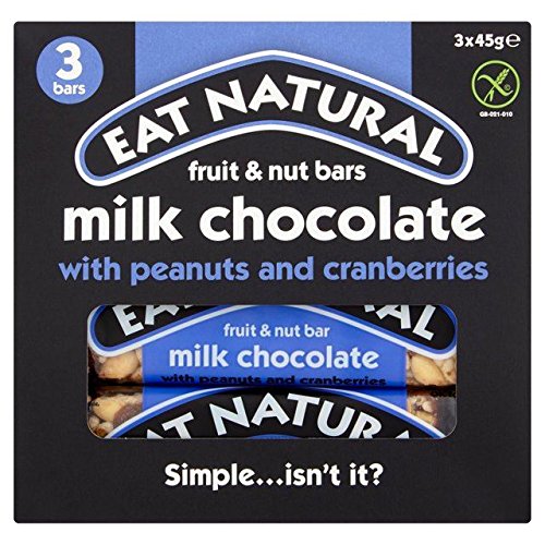 Eat Natural | Peanut & Cranberry | 3 x 45g von Eat Natural