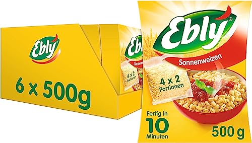 EBLY® Sonnenweizen Kochbeutel 10 Minuten 6x500g von Ebly
