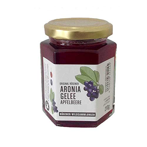 Original Rügener Aronia Gelee | süß-säuerlich-herbes Gelee | Aufstrich aus Apfelbeeren | 210g von Eckart Friese