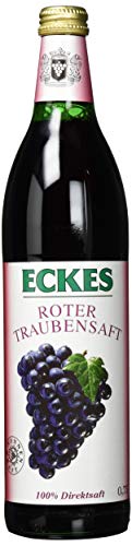 Eckes Roter Traubensaft - 100% Direktsaft, 6er Pack (6 x 750 ml) von Eckes