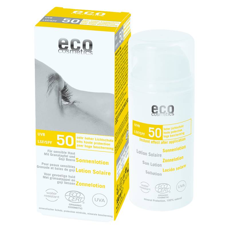 Sonnenlotion LSF 50 von Eco Cosmetics