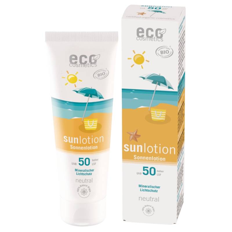 Sonnenlotion LSF50 neutral. 125ml von Eco Cosmetics