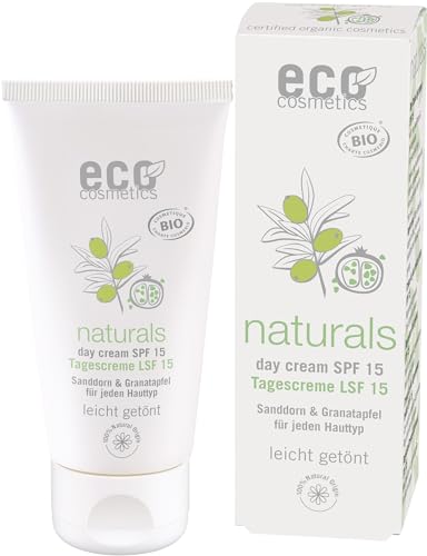 eco cosmetics Gesichtscreme LSF 15 mit Granatapfel und Sanddorn (6 x 50 ml) von Eco Cosmetics