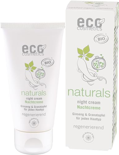 eco cosmetics Nachtcreme mit Ginseng und Bio Granatapfel (2 x 50 ml) von Eco Cosmetics
