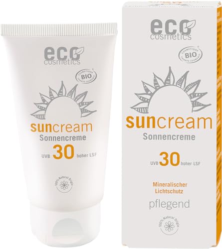 eco cosmetics Sonnencreme LSF 30 mit Sanddorn und Olive (6 x 75 ml) von Eco Cosmetics
