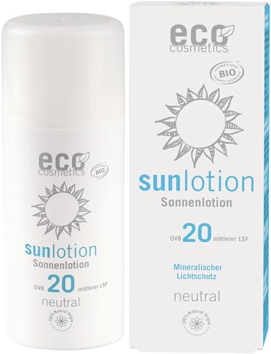 eco cosmetics Sonnenlotion LSF 20 neutral ohne Parfum (2 x 100 ml) von Eco Cosmetics
