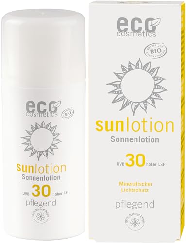 eco cosmetics Sonnenlotion LSF 30 mit Granatapfel und Goji Beere (6 x 100 ml) von Eco Cosmetics