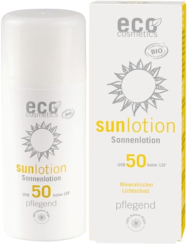 eco cosmetics Sonnenlotion LSF 50 mit Granatapfel und Goji Beere (2 x 100 ml) von Eco Cosmetics
