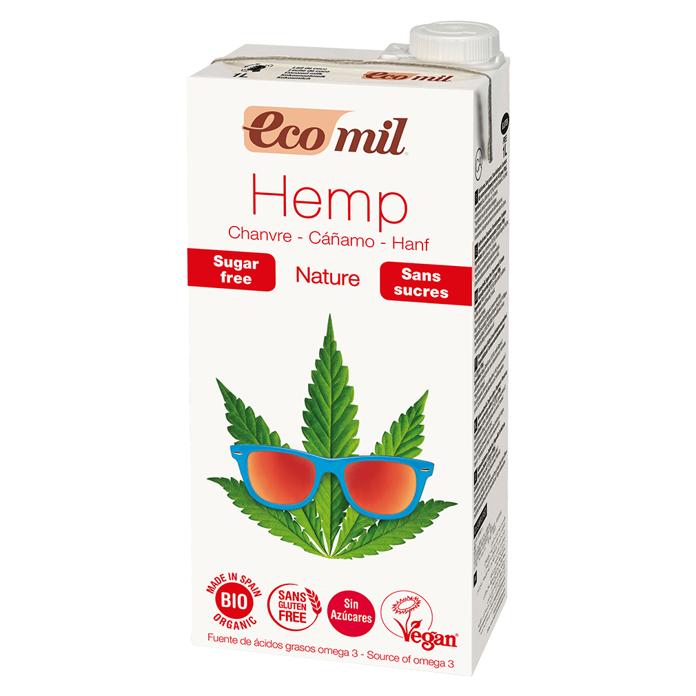 Bio Hanf Drink Natur, zuckerfrei von EcoMil