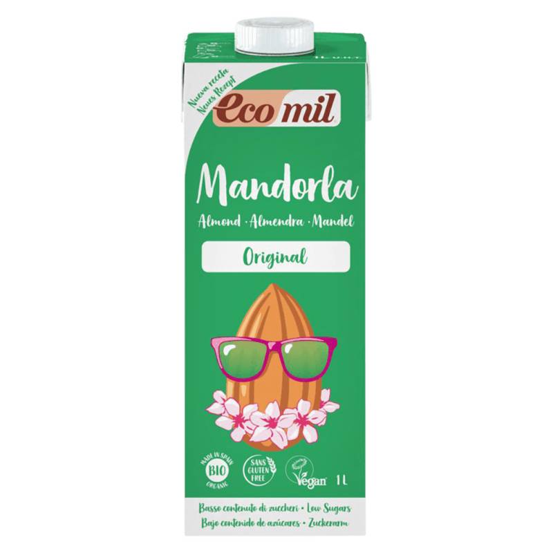Bio Mandel Drink Original mit Agavendicksaft MHD 23.02.2024 von EcoMil