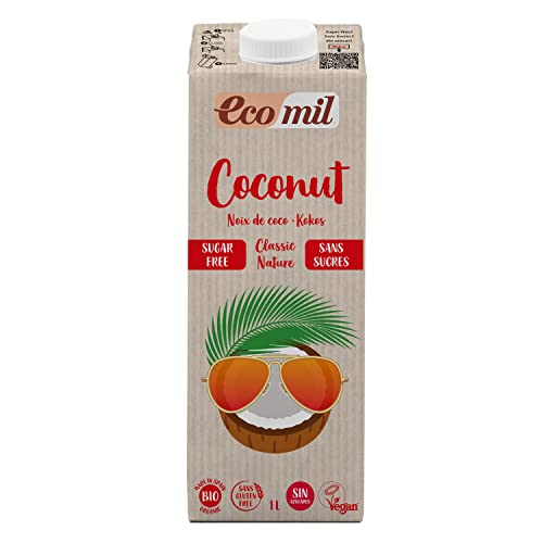Klassisches Kokosnussgetränk ohne Zucker BIO 1 l Ecomil von EcoMil