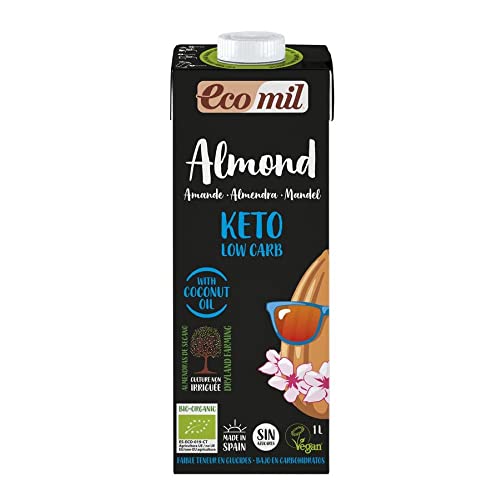 Ecomil Mandeldrink, Zuckerfrei, Natur, 1L (12) von EcoMil