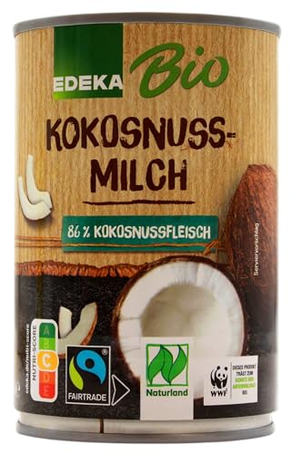 Edeka Bio Kokosnussmilch, 6er Pack (6 x 400ml) von Edeka Bio