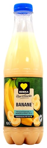Herzstücke Banane Saft, 18er Pack (18 x 1 l) EINWEG von Edeka Herzstücke