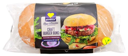Herzstücke Craft Burger Buns, 7er Pack (7 x 300g) von Edeka Herzstücke