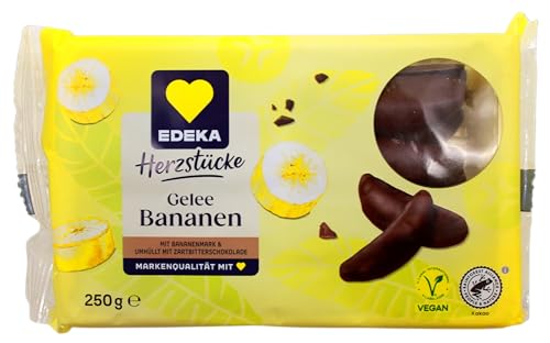Herzstücke Gele Bananen, 10er Pack (10 x 250g) von Edeka Herzstücke