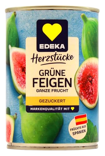 Herzstücke Grüne Feigen ganz, 12er Pack (12 x 210g) von Edeka Herzstücke