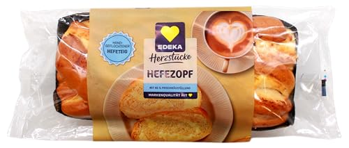 Herzstücke Hefezopf mit Frischkäsefüllung, 6er Pack (6 x 440g) von Edeka Herzstücke