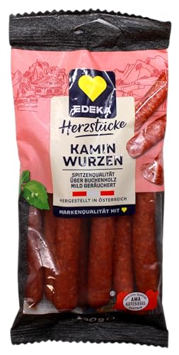 Herzstücke Kaminwurzen, 10er Pack (10 x 130g) von Edeka Herzstücke