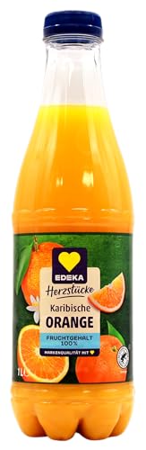 Herzstücke Karibische Orange Saft, 18er Pack (18 x 1 l) EINWEG von Edeka Herzstücke