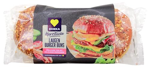 Herzstücke Laugen Burger Buns, 8er Pack (8 x 300g) von Edeka Herzstücke