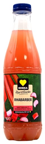 Herzstücke Rhabarber Saft, 6er Pack (6 x 1 l) EINWEG von Edeka Herzstücke