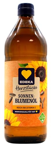 Herzstücke Sonnenblumenöl reich an Vitamin E, 12er Pack (12 x 0.75 l) von Edeka Herzstücke