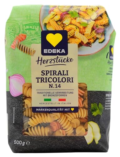 Herzstücke Spirali Tricolori N.14, 10er Pack (10 x 500g) von Edeka Herzstücke