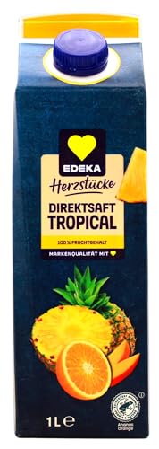 Herzstücke Tropical Ditektsaft, 8er Pack (8 x 1 l) von Edeka Herzstücke