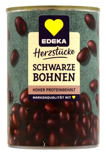 Herzstücke schwarze Bohnen, 6er Pack (6 x 265g) von Edeka Herzstücke