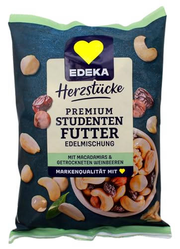 Herzstücke Premium Studentenfutter Edelmischung, 12er Pack (12 x 200g) von Edeka Herzstücke