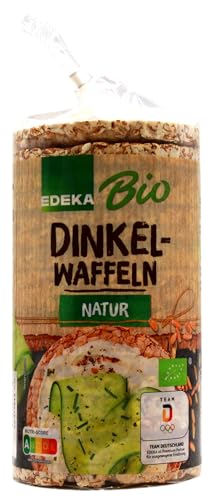Edeka Bio Dinkel-Waffeln Natur, 12er Pack (12 x 120g) von Edeka