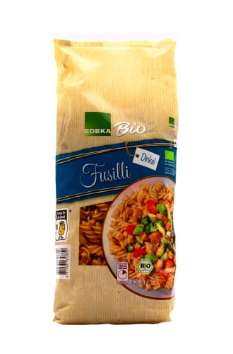 Edeka Bio Fusilli Dinkel-Nudeln, 6er Pack (6 x 500g) von Edeka