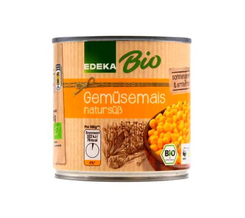 Edeka Bio Gemüsemais natursüß, 6er Pack (6 x 285g) von Edeka