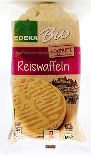 Edeka Bio Reiswaffeln Joghurt, 12er Pack (12 x 100g) von Edeka