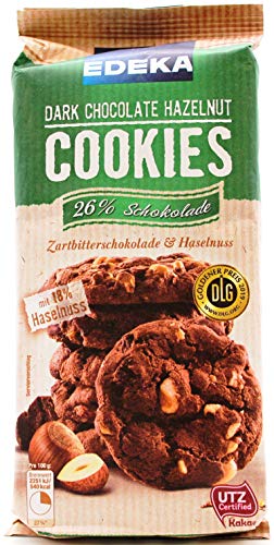 Edeka Dark Chocolate Hazelnut Cookies, 12er Pack (12 x 200g) von Edeka