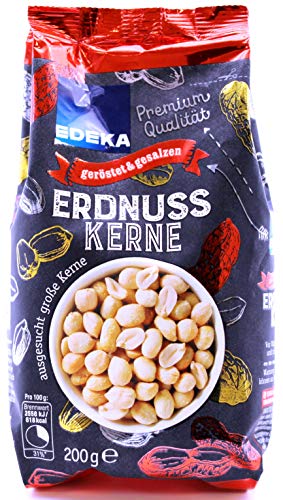 Edeka Erdnuss-Kerne geröstet und gesalzen, 14er Pack (14 x 200g) von Edeka