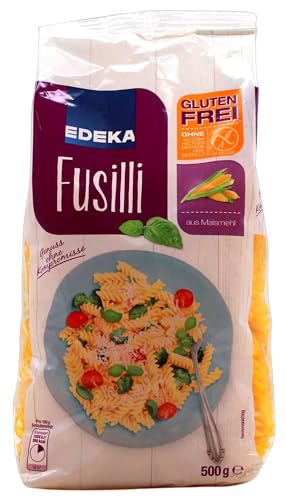Edeka Fusilli glutenfreie Pasta, 5er Pack (5 x 500g) von Edeka