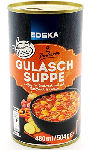 Edeka Gulaschsuppe, 6er Pack (6 x 480ml) von Edeka