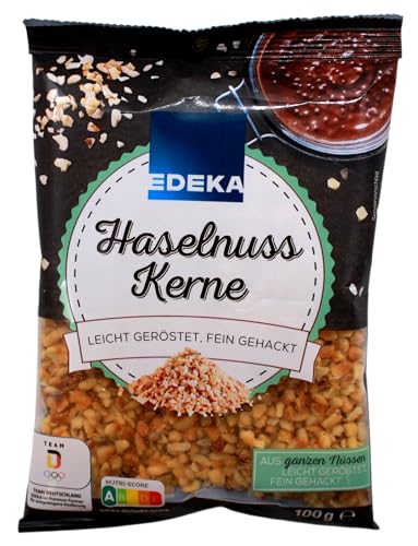 Edeka Haselnusskerne leicht geröstet und fein gehackt, 16er Pack (16 x 100g) von Edeka