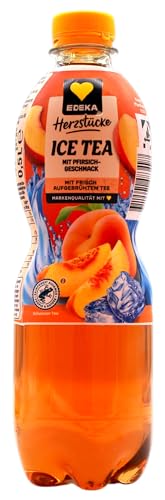 Herzstücke Ice Tea mit Pfirsichgeschmack, 24er Pack (24 x 0.5 l) EINWEG von Edeka
