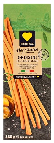 Herzstücke Grissini all'olio di oliva mit Olivenöl, 8er Pack (8 x 125g) von Edeka