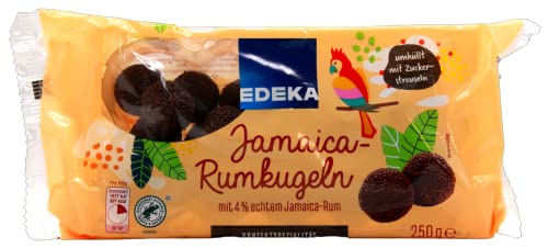 Edeka Jamaica Rumkugeln mit 4% echtem Jamaica-Rum, 12er Pack (12 x 250g) von Edeka