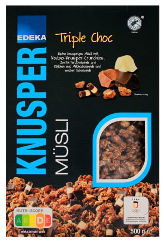 Edeka Knusper Müsli Triple Choc, 7er Pack (7 x 500g) von Edeka