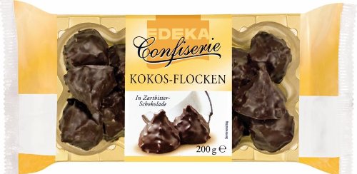 Edeka Kokosflocken in 24% Zartbitter-Schokolade 200g von Edeka