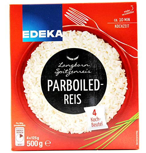 Edeka Parboiled-Reis Langkorn Spitzenreis, 16er Pack (16 x 500g) von Edeka