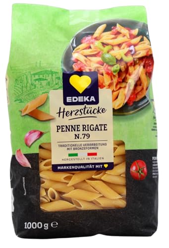 Herzstücke Penne Rigatte N.79, 8er Pack (8 x 1 kg) von Edeka