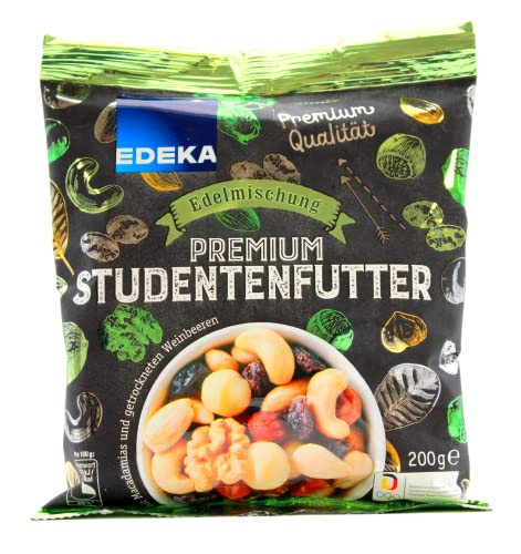Edeka Premium Studentenfutter Edelmischung, 12er Pack (12 x 200g) von Edeka